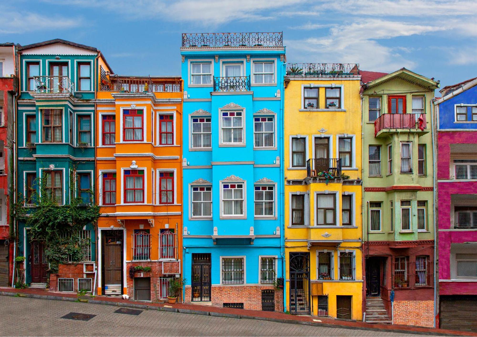 Istanbul Old City Colorful Houses Balat Petrion Hotel Екстер'єр фото